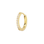 Orecchino a cerchio 1,7 cm con zirconi