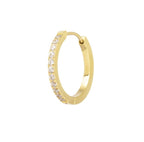 Orecchino a cerchio 2 cm con zirconi