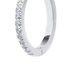 Orecchino a cerchio 2 cm con zirconi