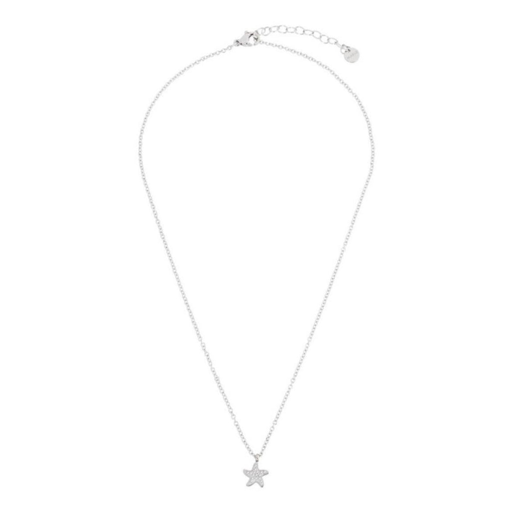 Collana stella marina con cristalli