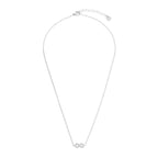 Collana infinito con cristalli