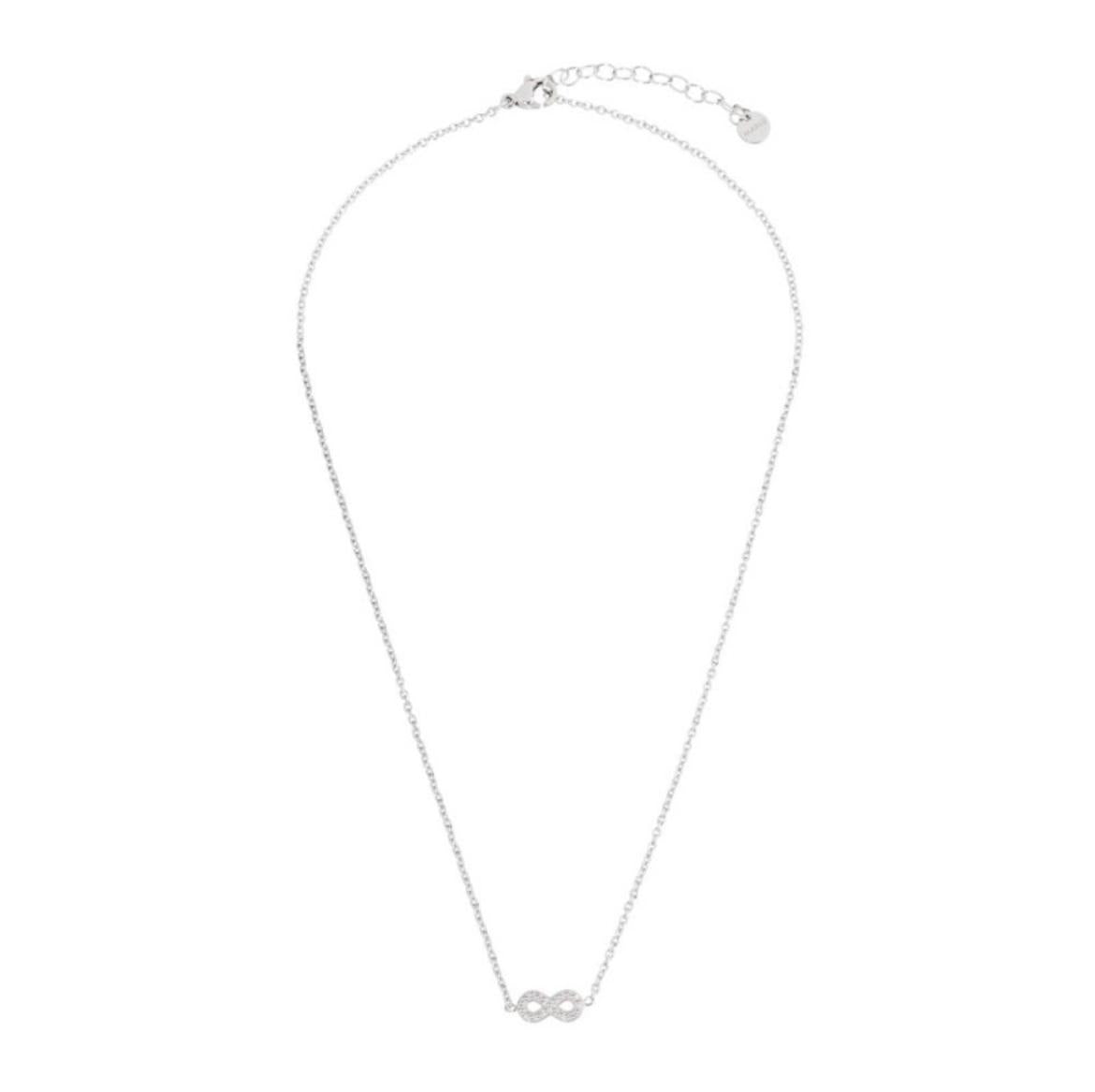 Collana infinito con cristalli