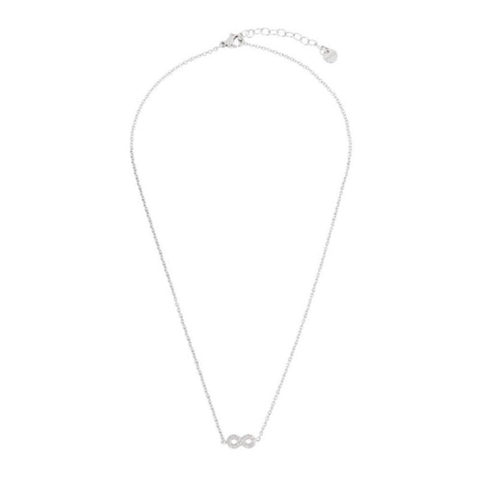 Collana infinito con cristalli