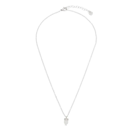 Collana gufo con cristalli