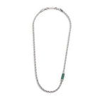 Collana con elemento in pietra