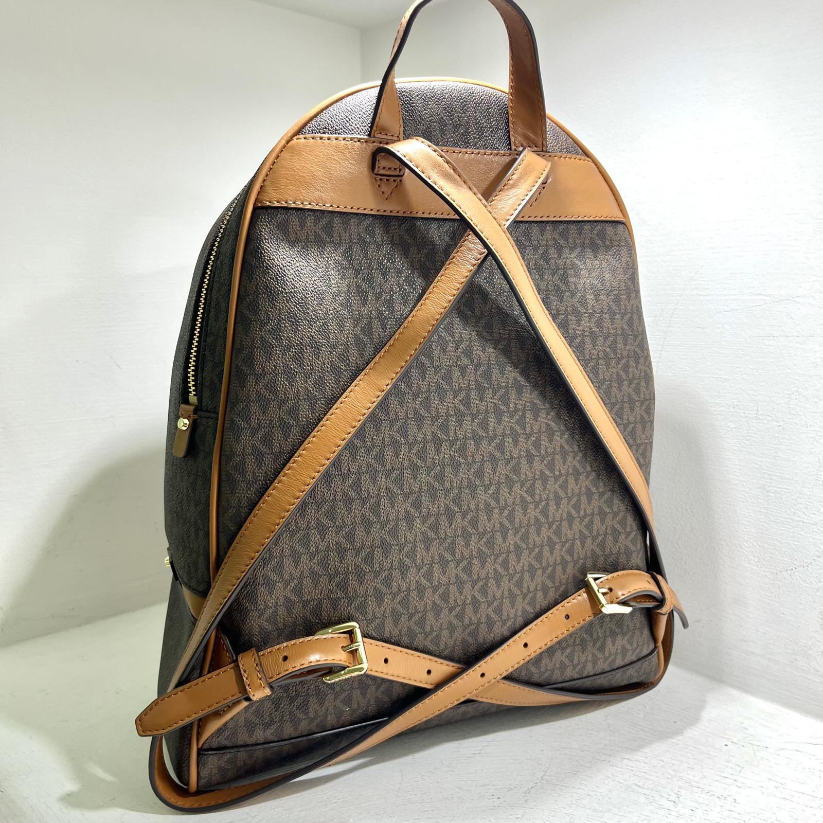 Michael Kors Rhea Zip LG - Brown