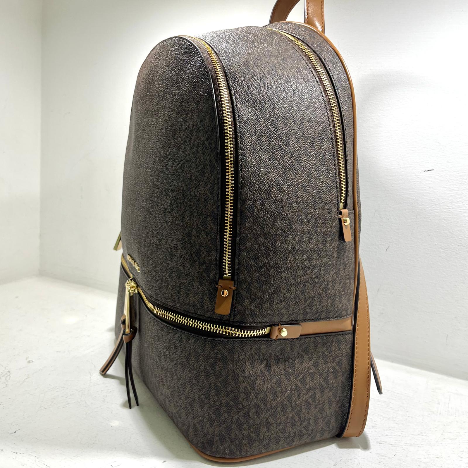 Michael Kors Rhea Zip LG - Brown