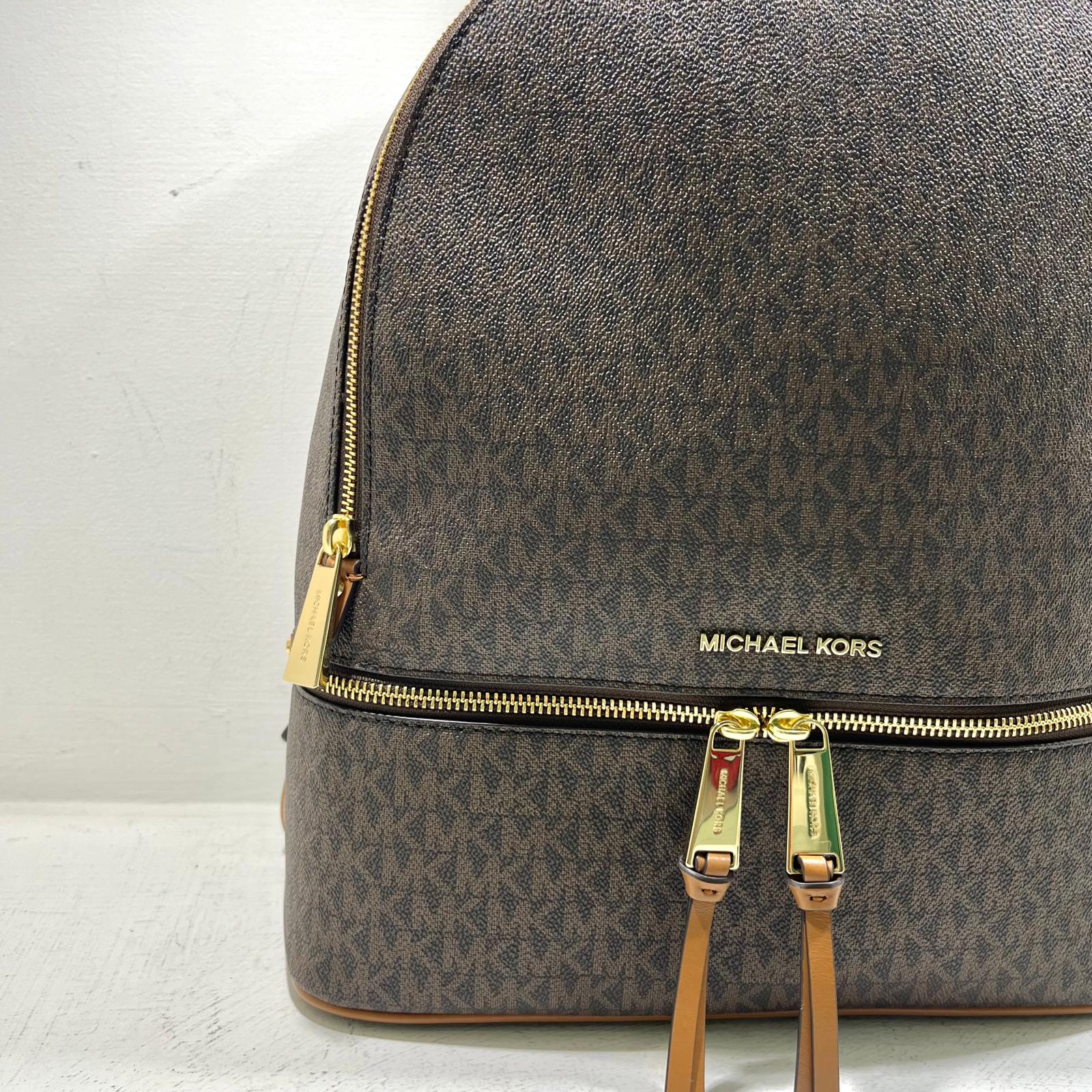 Michael Kors Rhea Zip LG - Brown