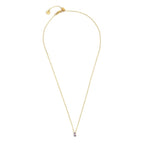 Collana con zircone baguette