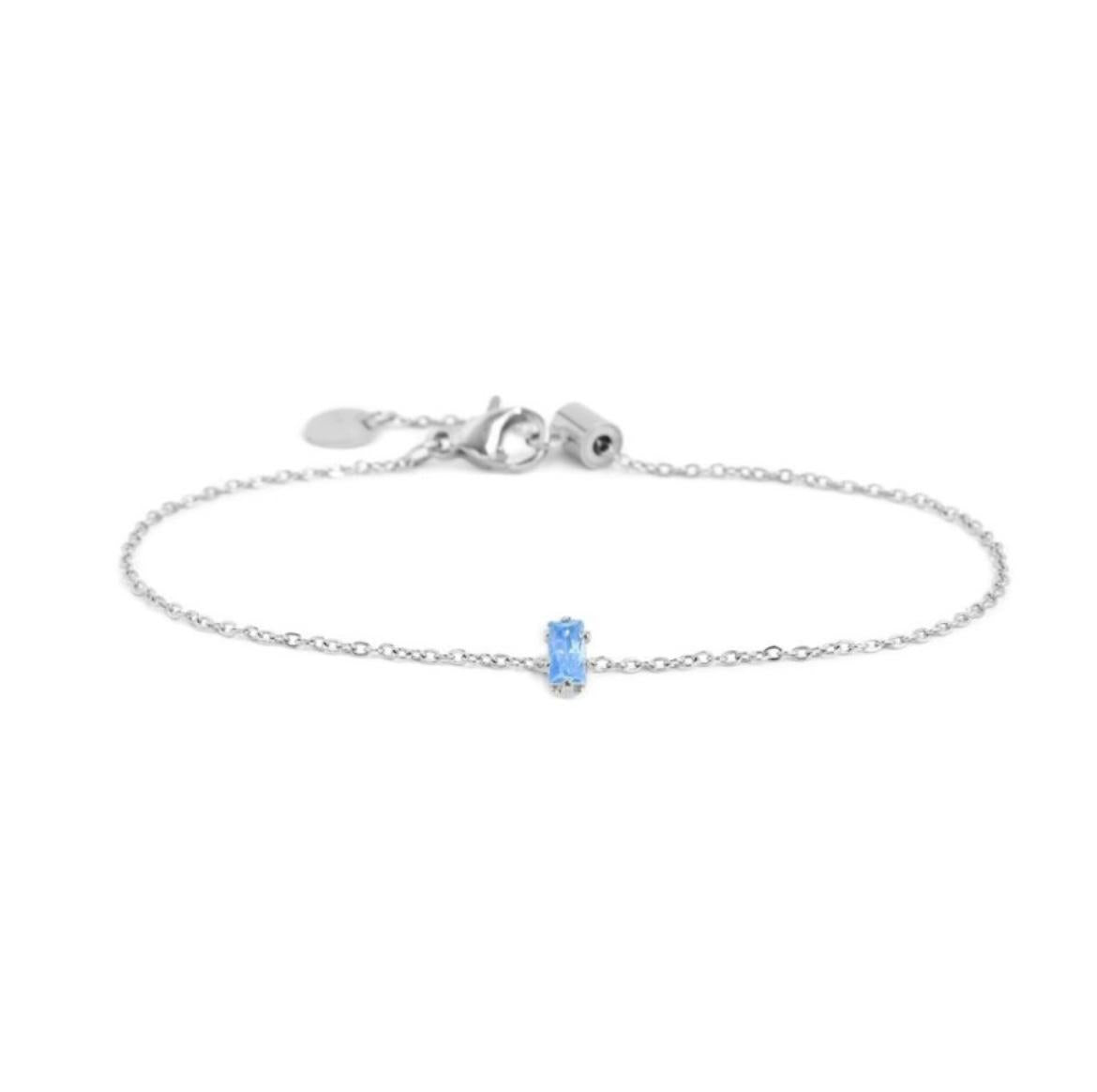 Bracciale con zircone baguette