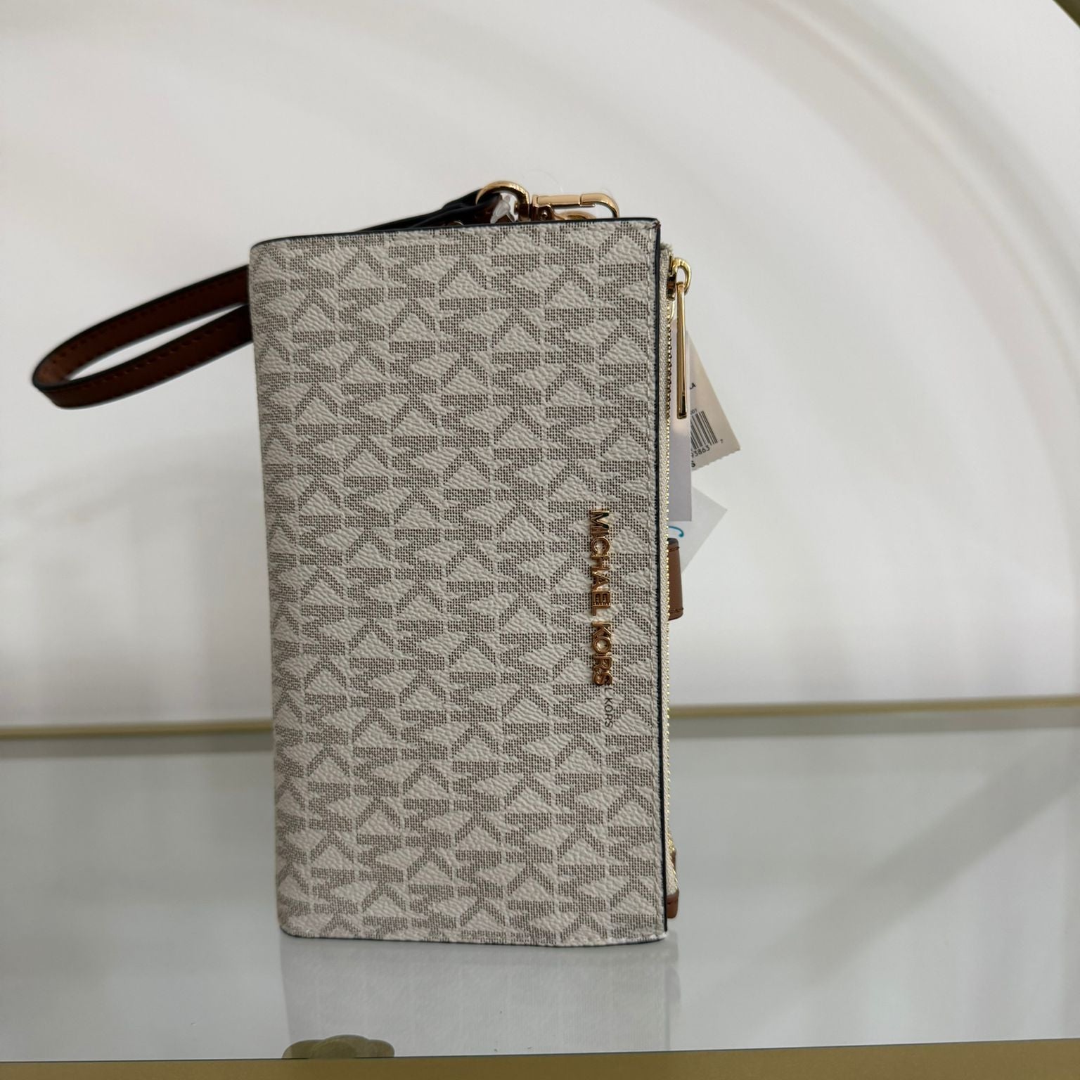 Michael Kors portafoglio Jet Set Travel Vanilla