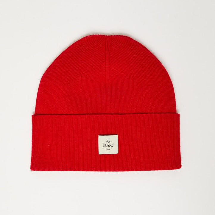 Cuffia con logo Liu-Jo rosso