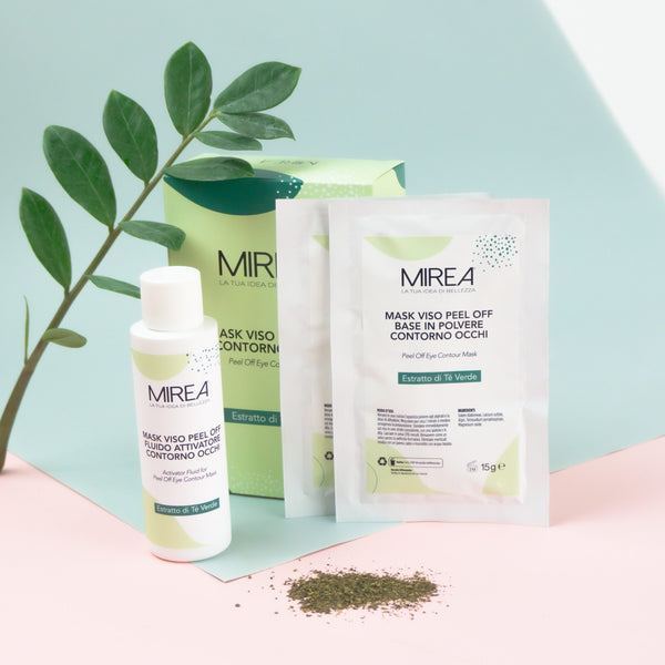 mask viso peel off contorno occhi mirea